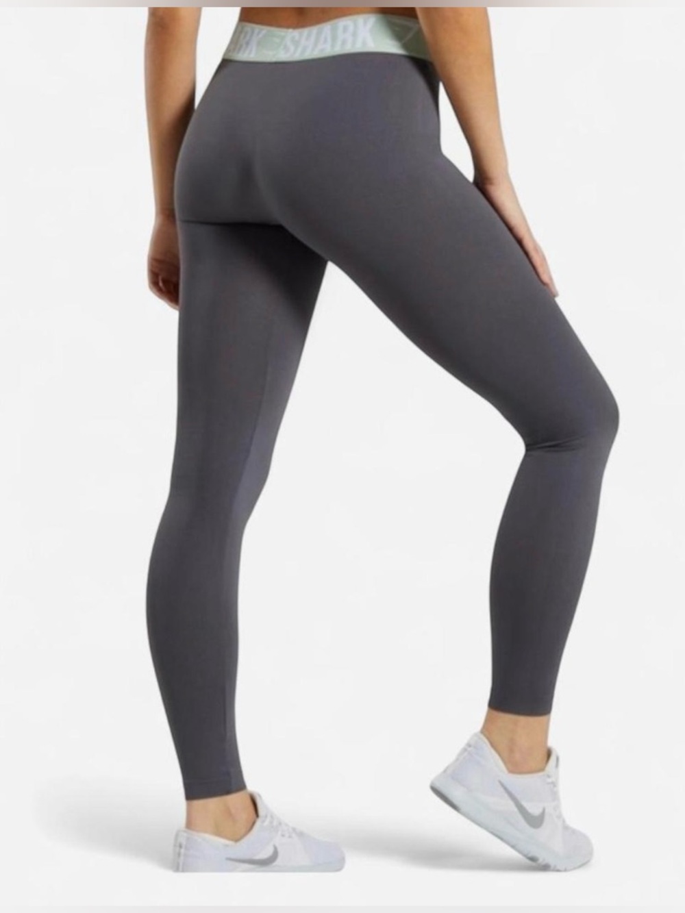 Gymshark Charcoal Gray High-Waist Leggings Fitness Yoga Activewear Women’s XS